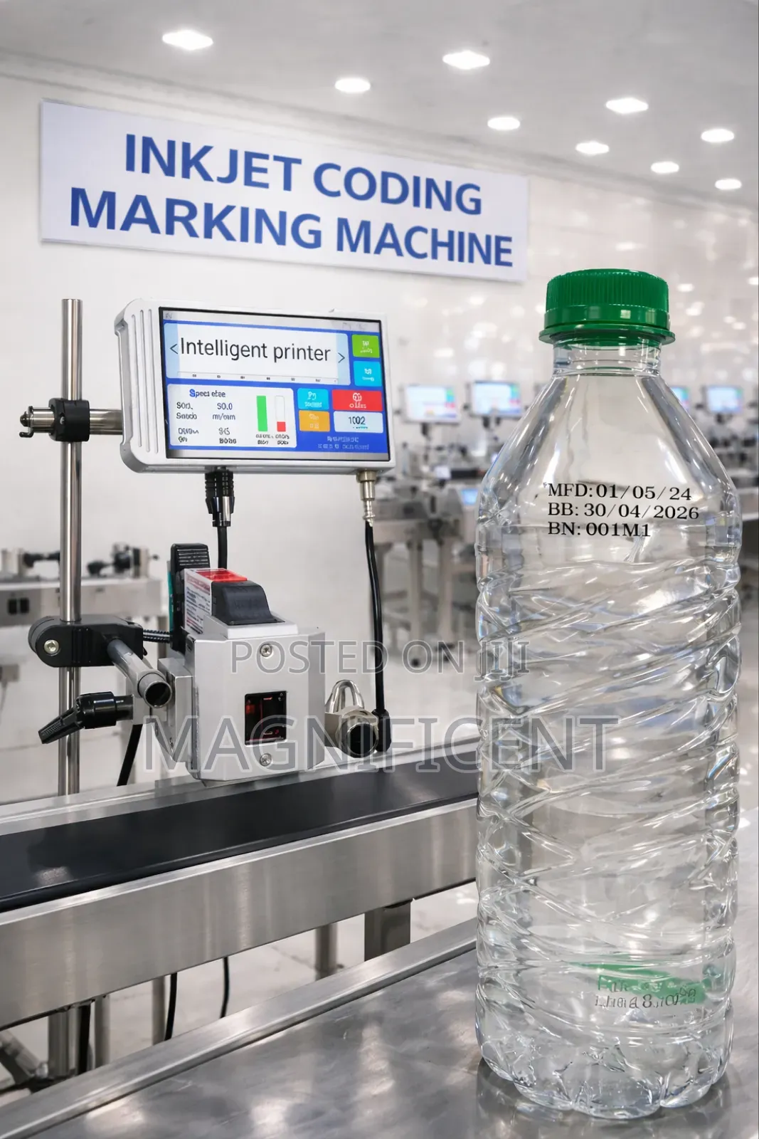 High-Speed Inkjet Coding Machine for Production Lines