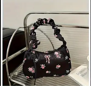 The "Rosie" Noir Satin Bag