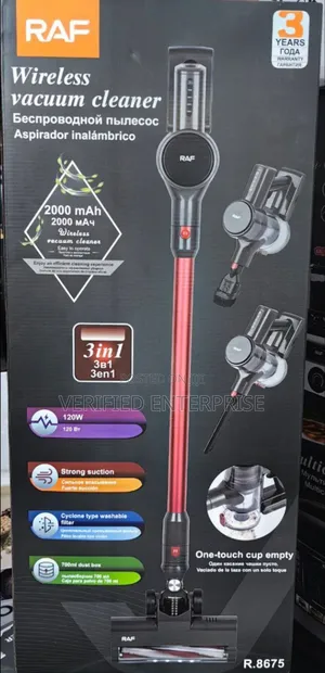 Raf Wireless Vacuum Cleaner - 3 in 1