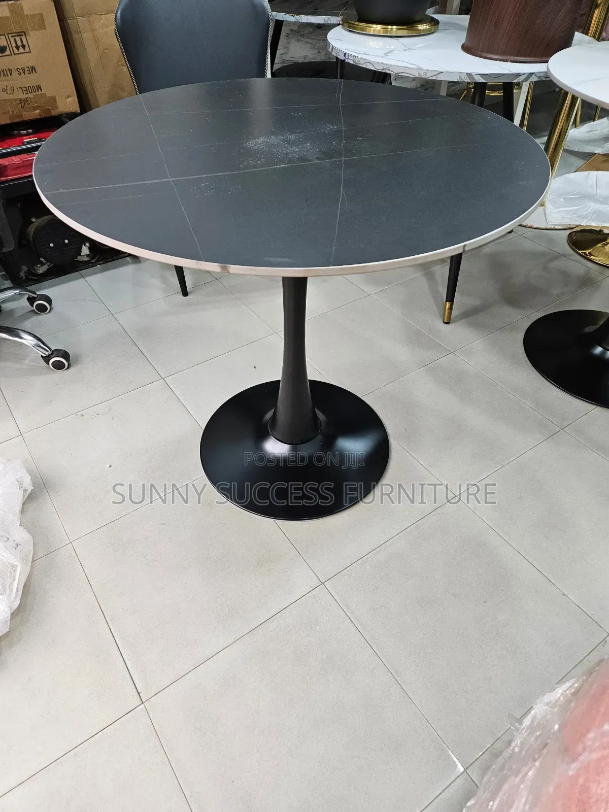 Marble Top Round Small Dinning Table