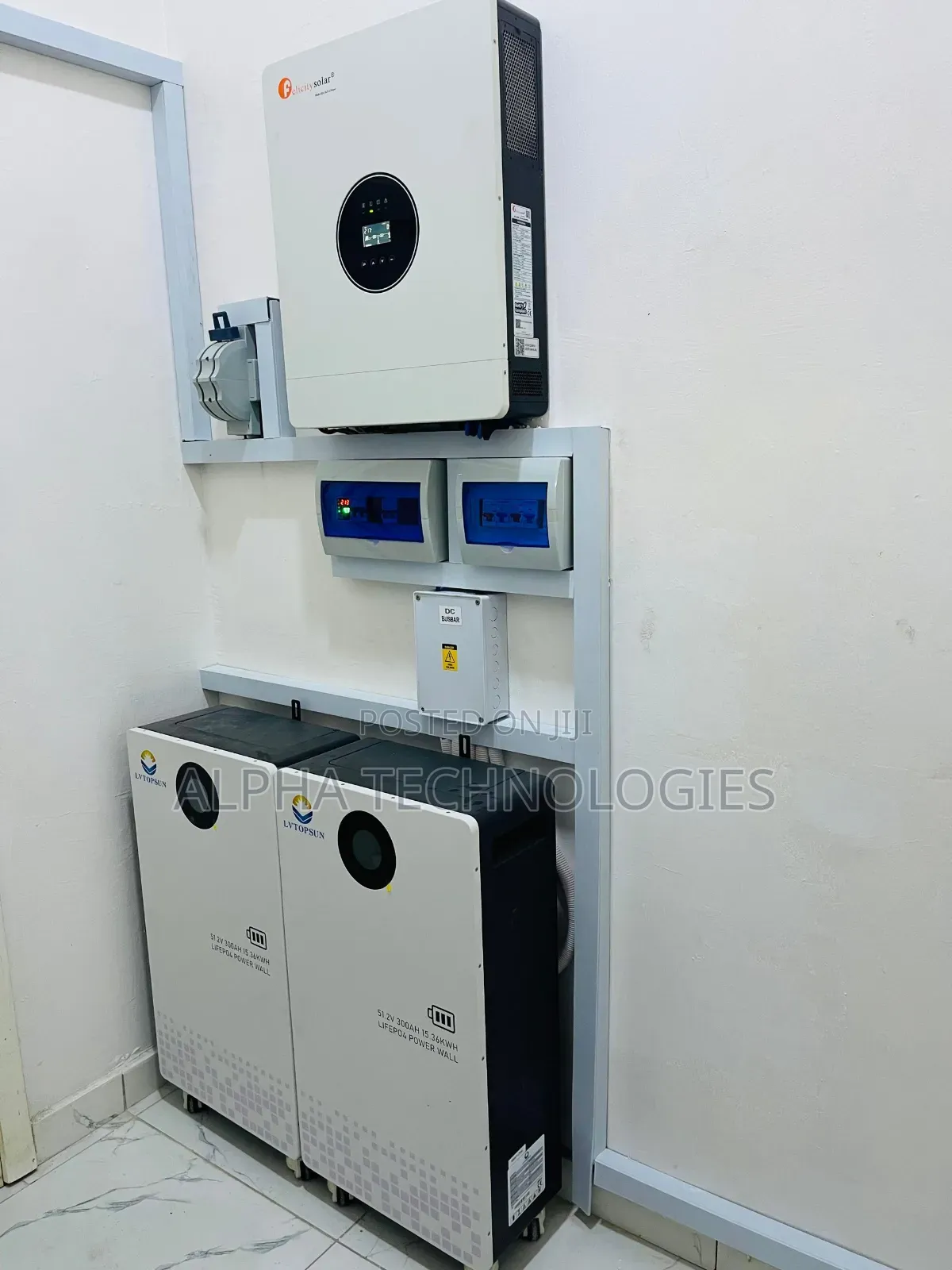 Complete 12kva Capacity With 30kwh Batt. Plus 32panels Installation