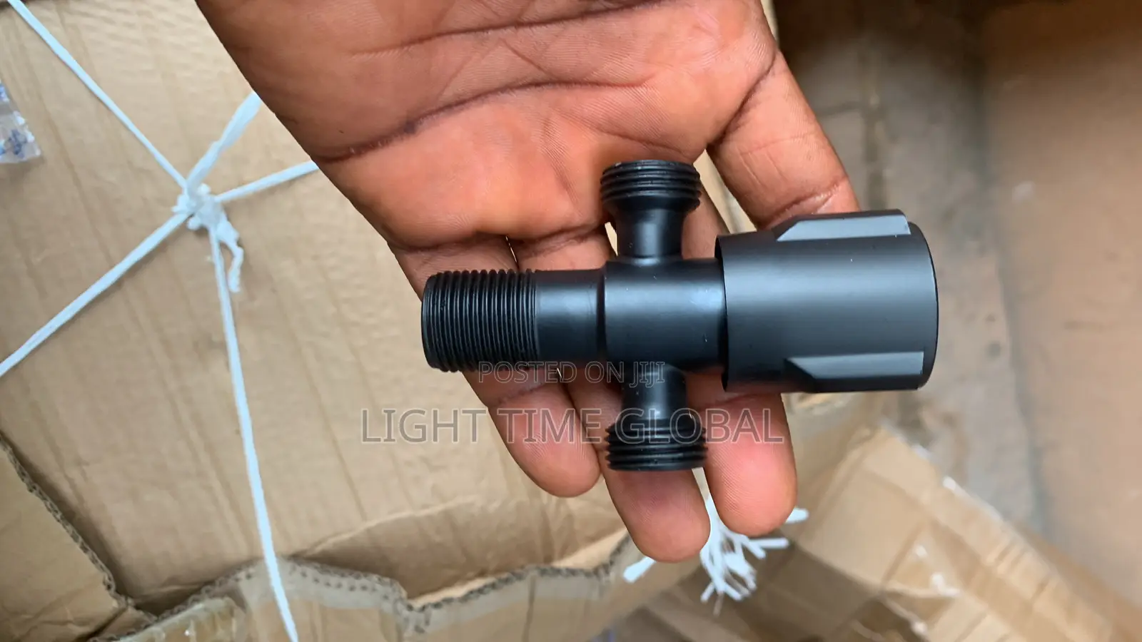 Angle Valve Black Tee Tap