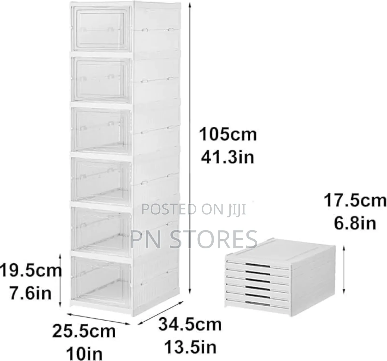6 Layers Quality Foldable Shoe Rack