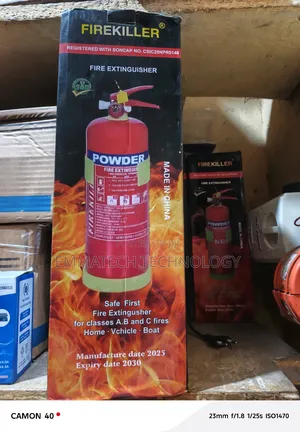 Brand New 2kg Fire Extinguisher