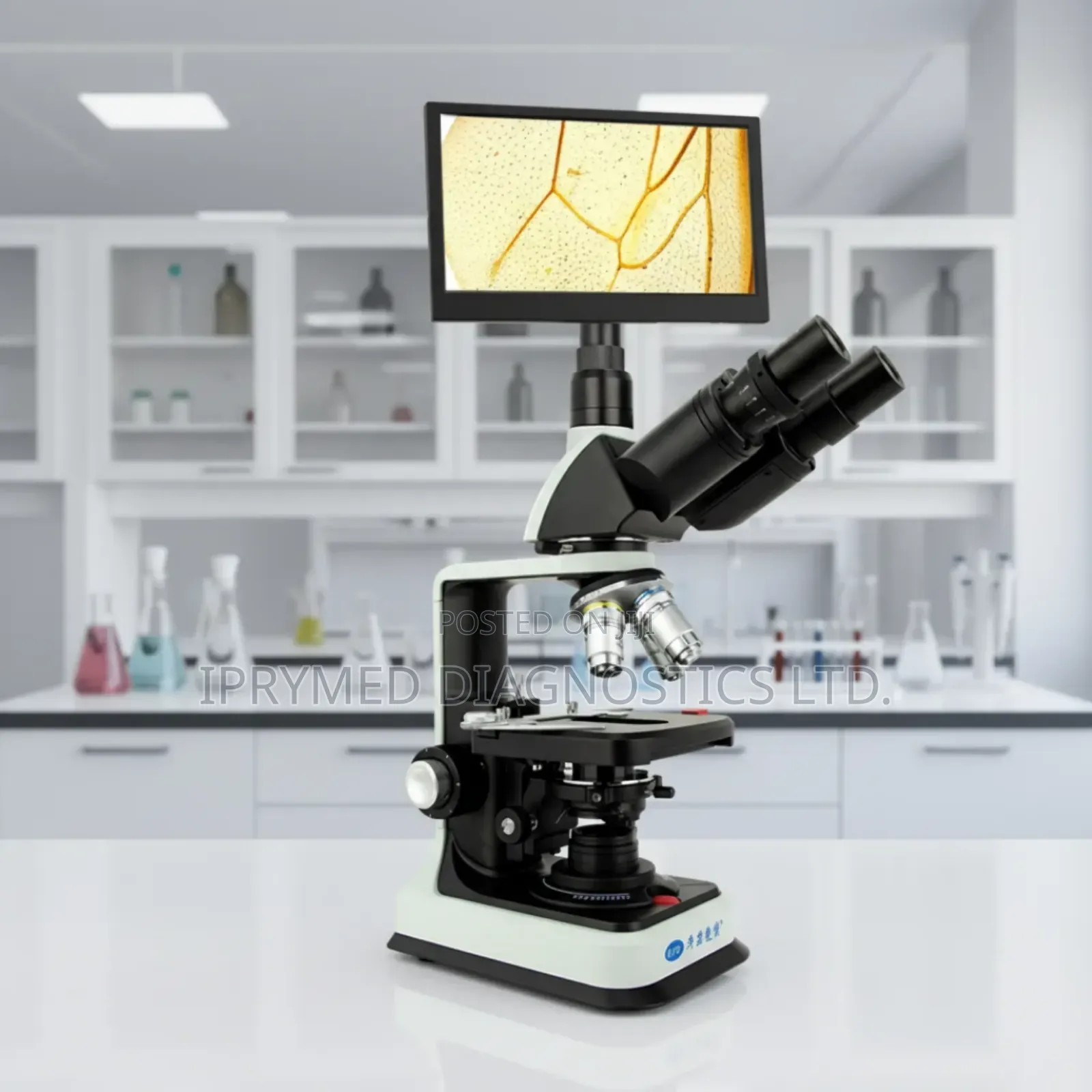 Digital Trinocular Compound Microscope