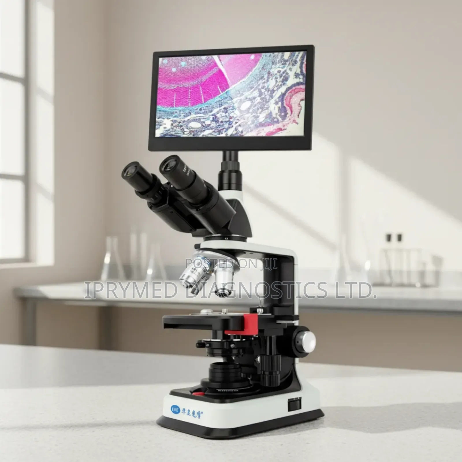 Digital Trinocular Compound Microscope