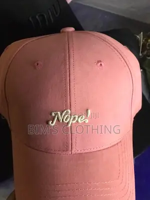 Pink “Nope” Baseball Cap