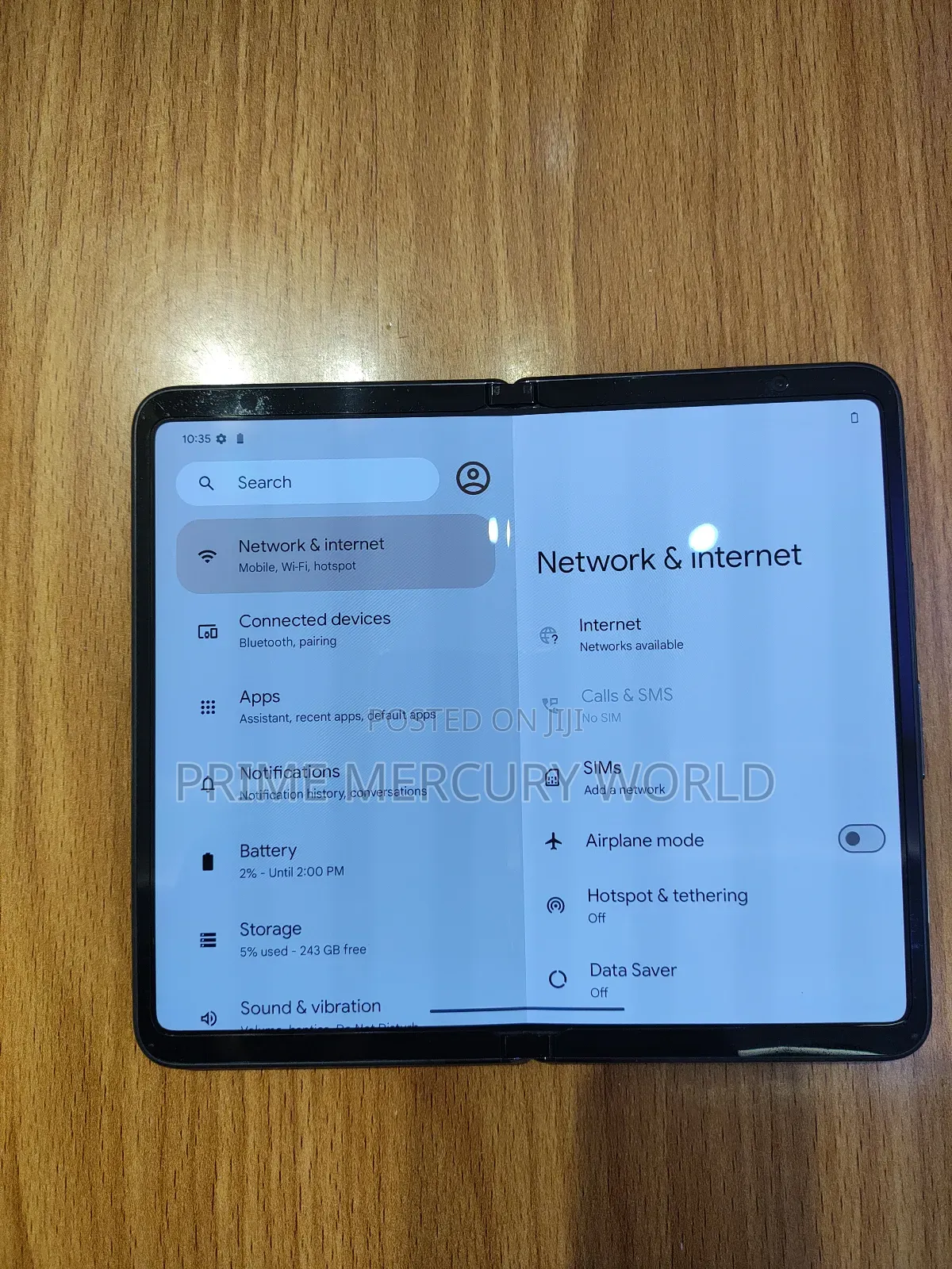 Google Pixel Fold 256 GB Black