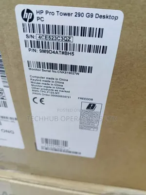 New Desktop Computer HP 290 G9 8GB Intel Core i3 SSD 512GB