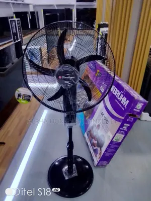 Binatone 18" Rechargeable Stand Fan Black Colour