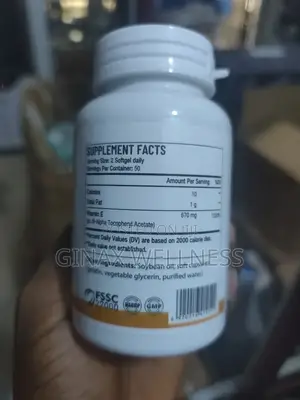Vitamin E Capsules for Immune Support and Skin (100 Softgels, 670mg)