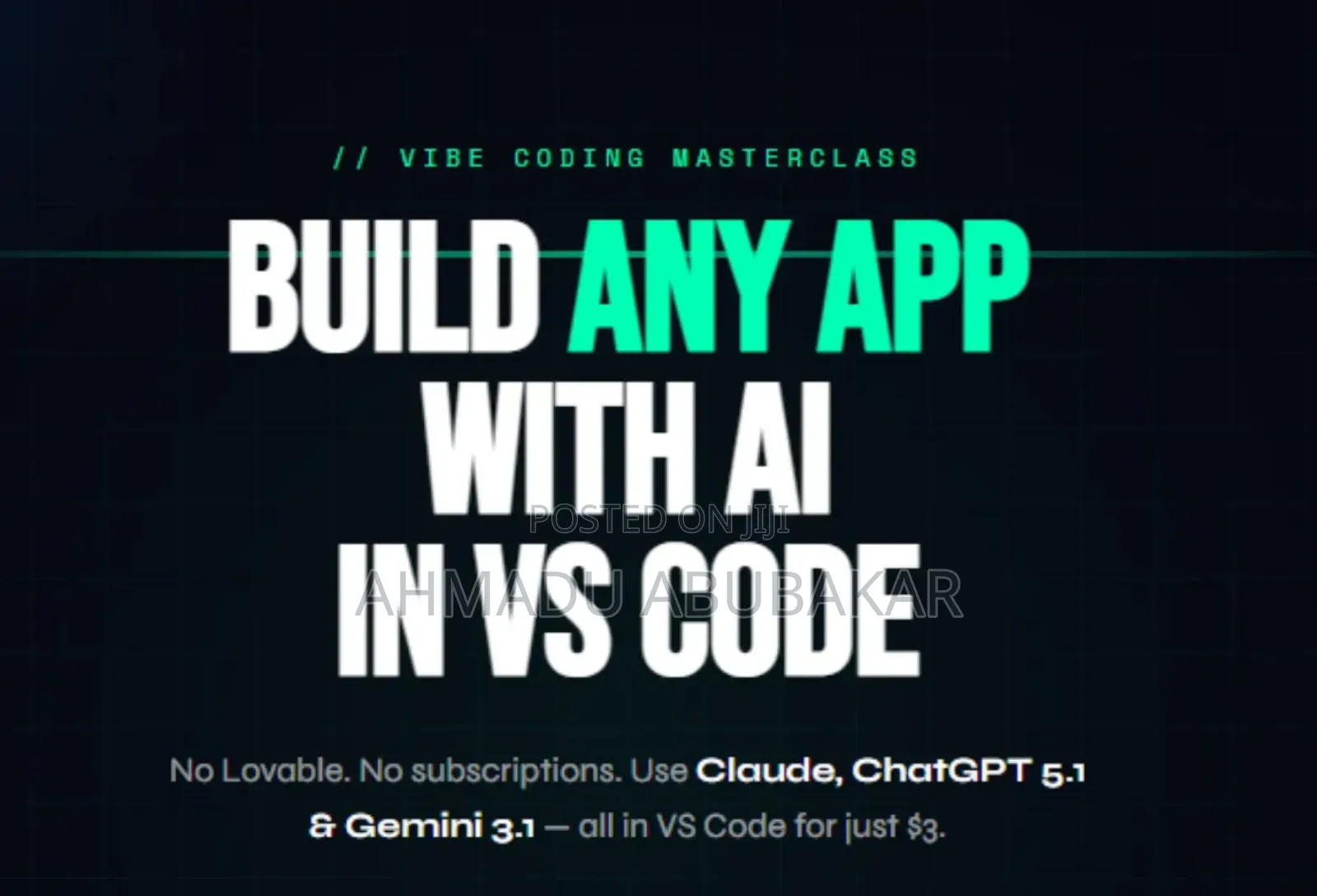 Vibe Coding Class - Learn How to Build Websites