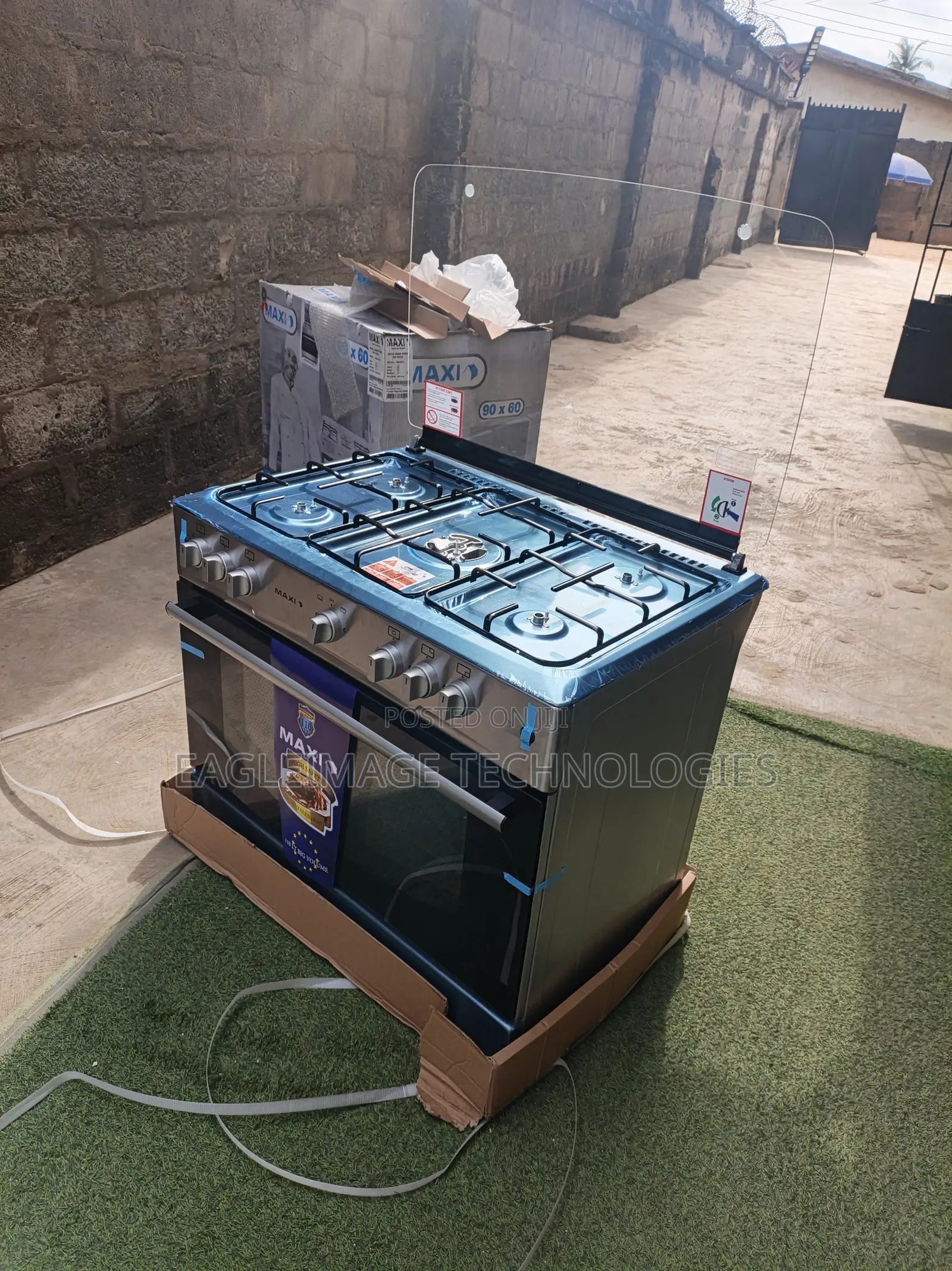 Maxi 90x60 Five Burner Cooker - Huge 110lt Oven