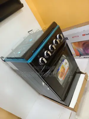 Fast Reliable Polystar 4 Burner Standing Gas Cooker for Busy Homes