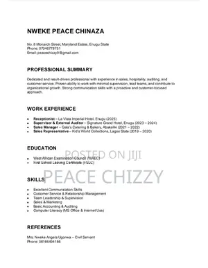 Female Hotel Receptionist