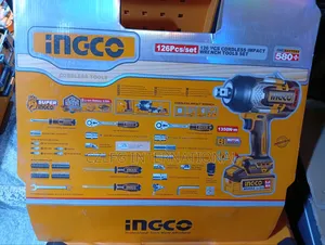 126pcs Cordless Impact Wrench Tools Set