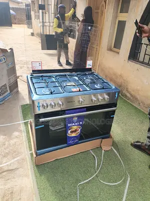 Maxi 90*60 Cooker: 5 Gas Burners + 110l Oven