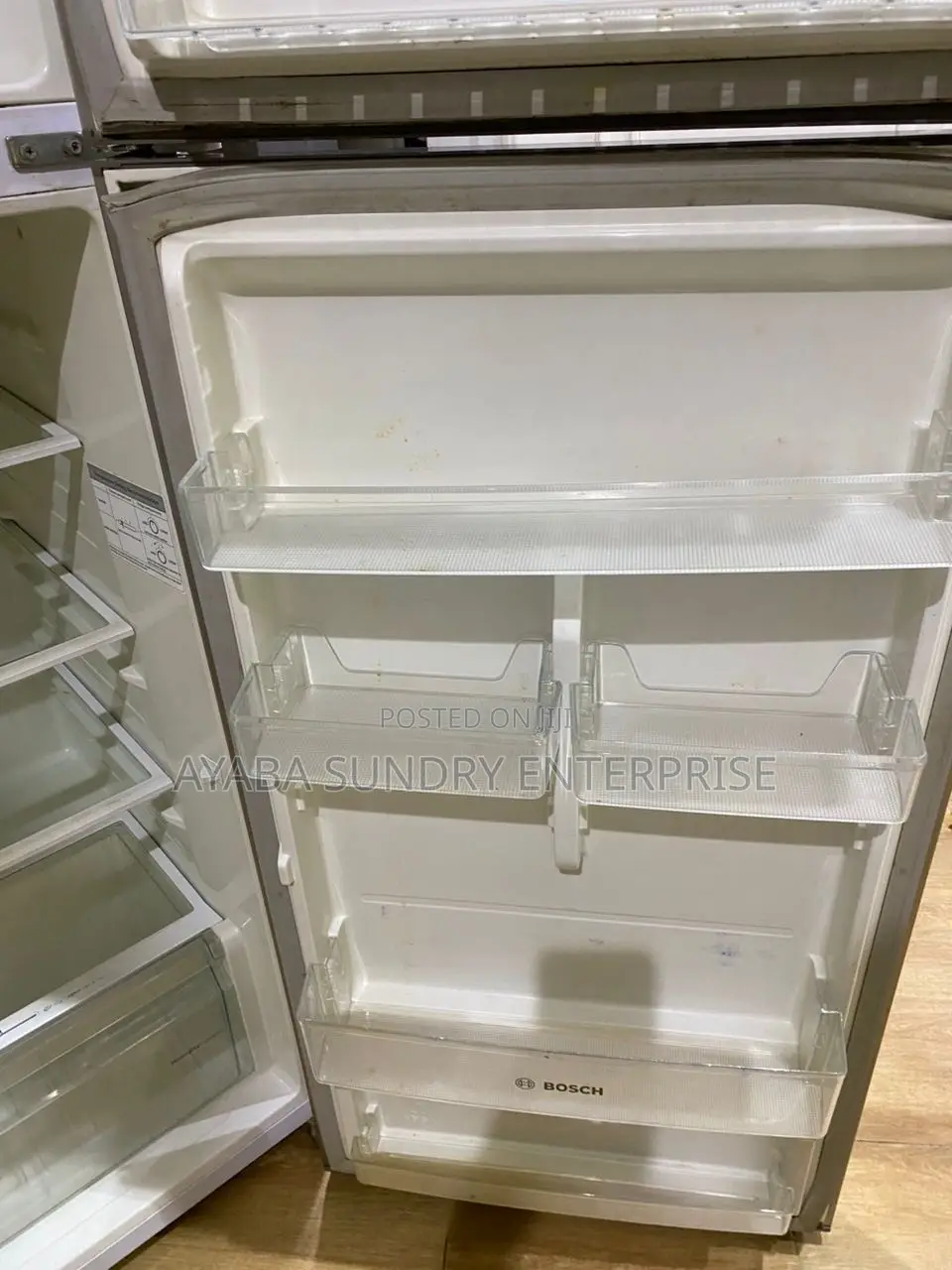 Used Double Door Standing Refrigerator