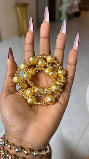 Chunky Gold Beads