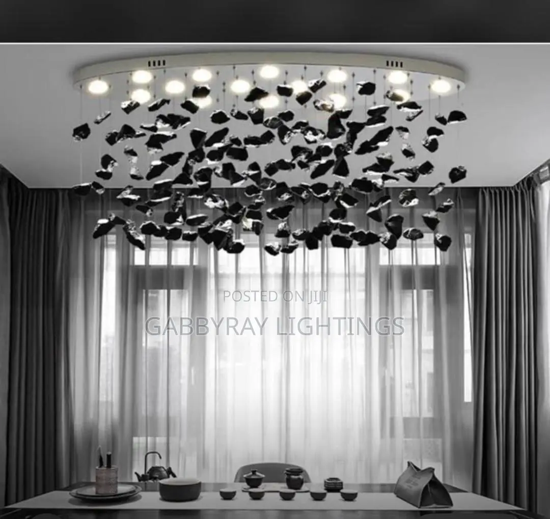 Modern Crystal Stone Chandelier