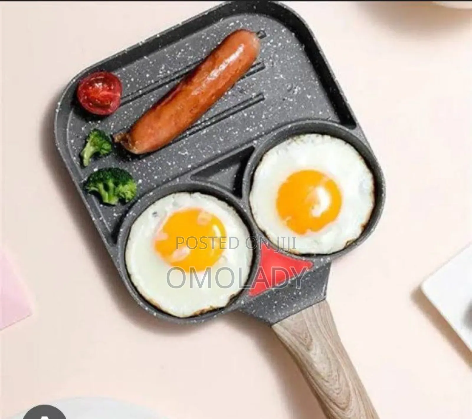 3 Hole Non Stick Frying Pan