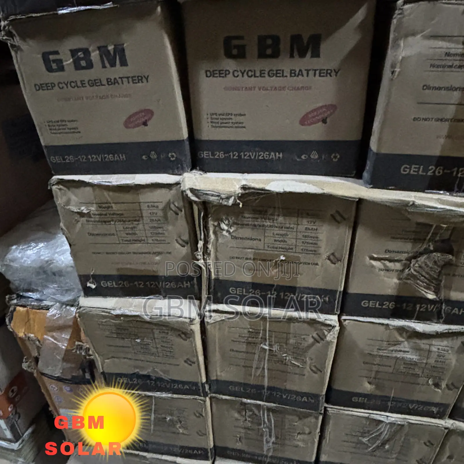 26ah 12v Gbm Deep Cycle Battery