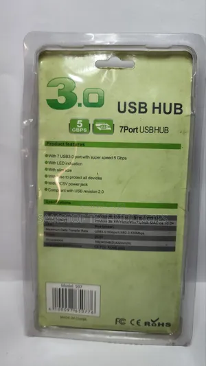 7 Port 3.0 Usb Hub