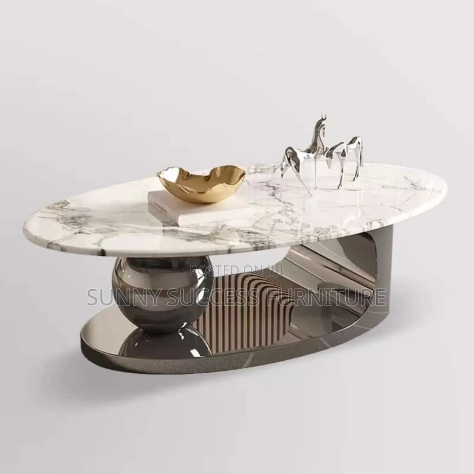 Center Table With Marble Top