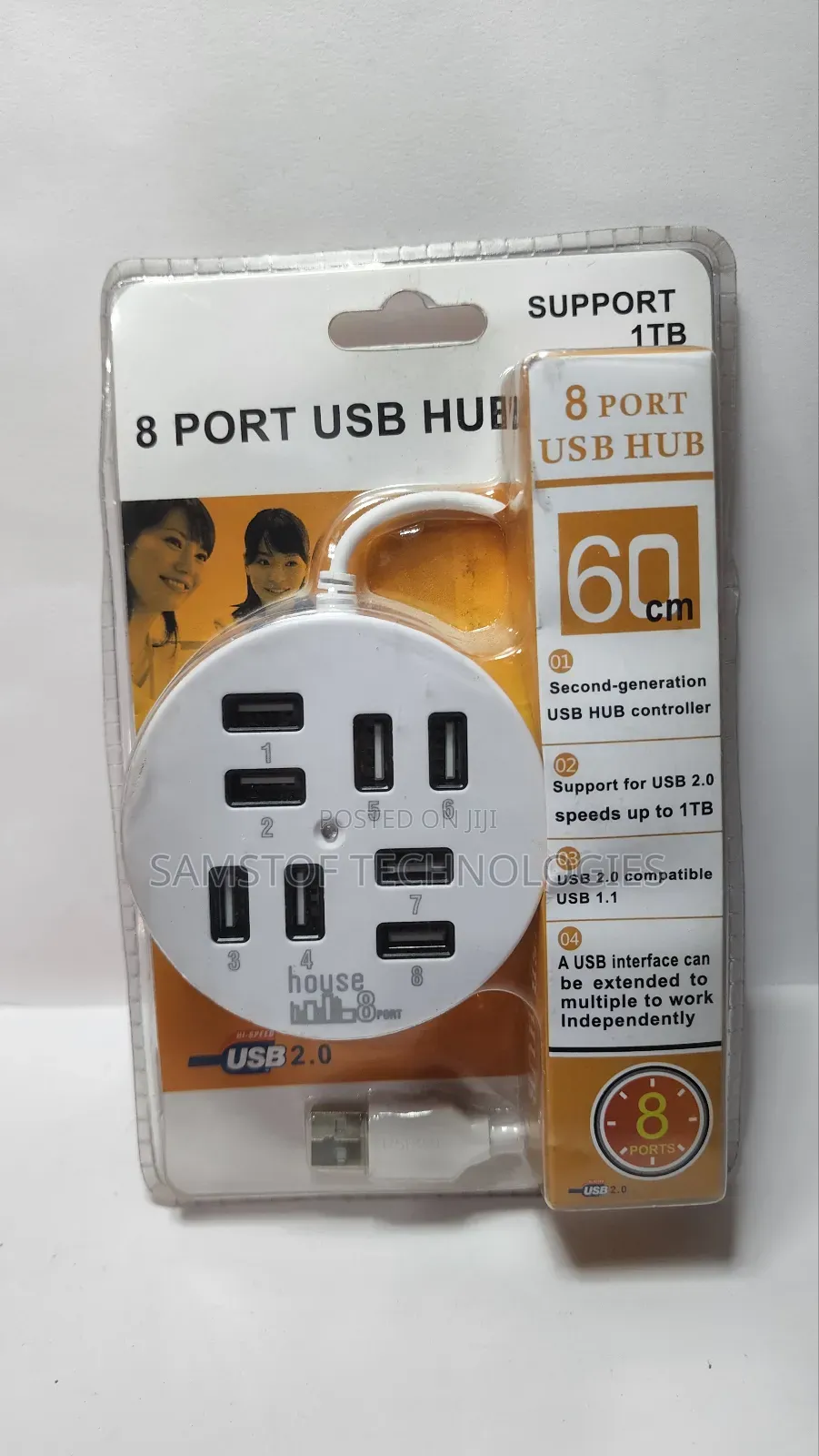 8 Port 2.0 Usb Hub