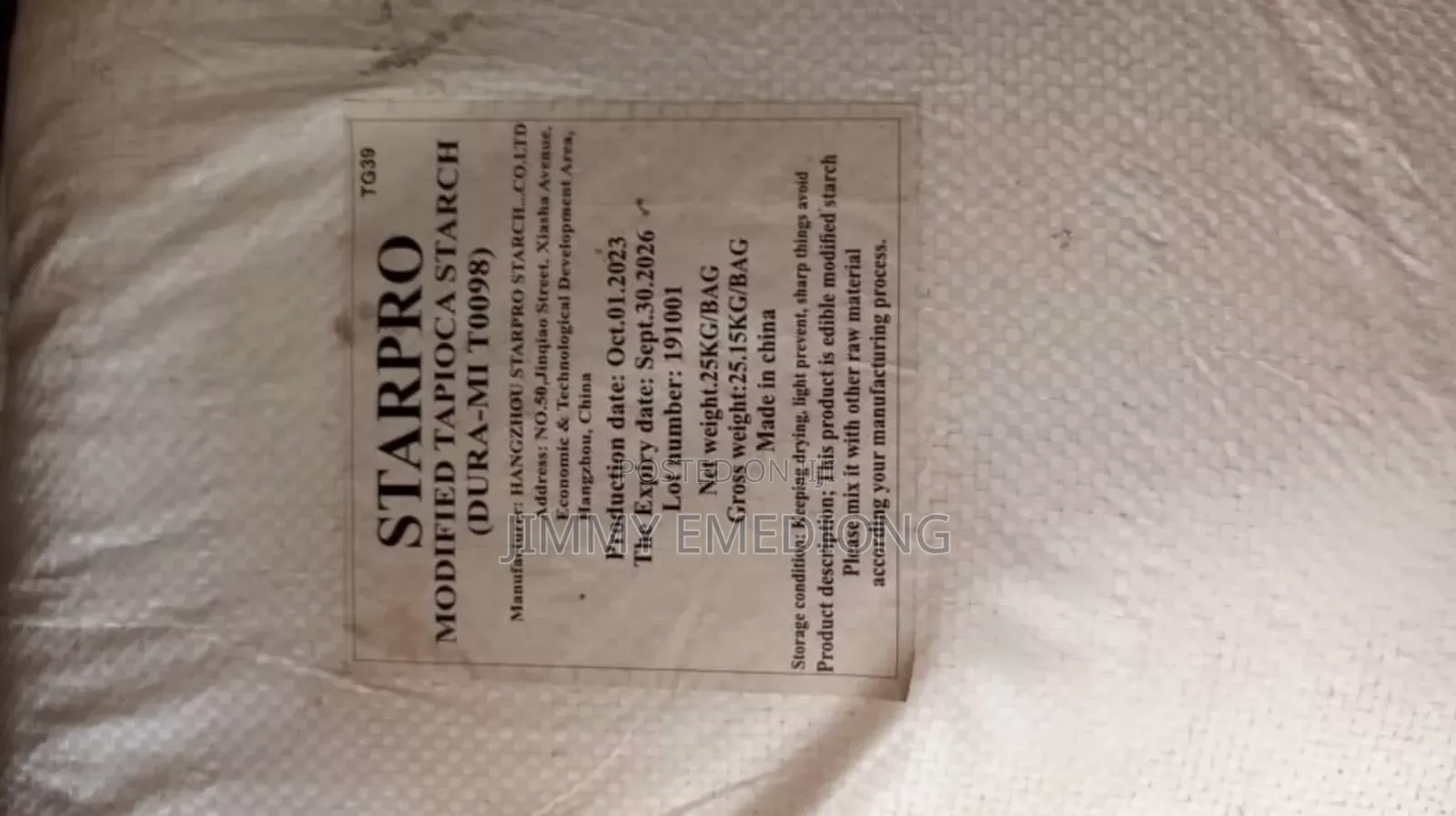 Modified Tapioc Starch