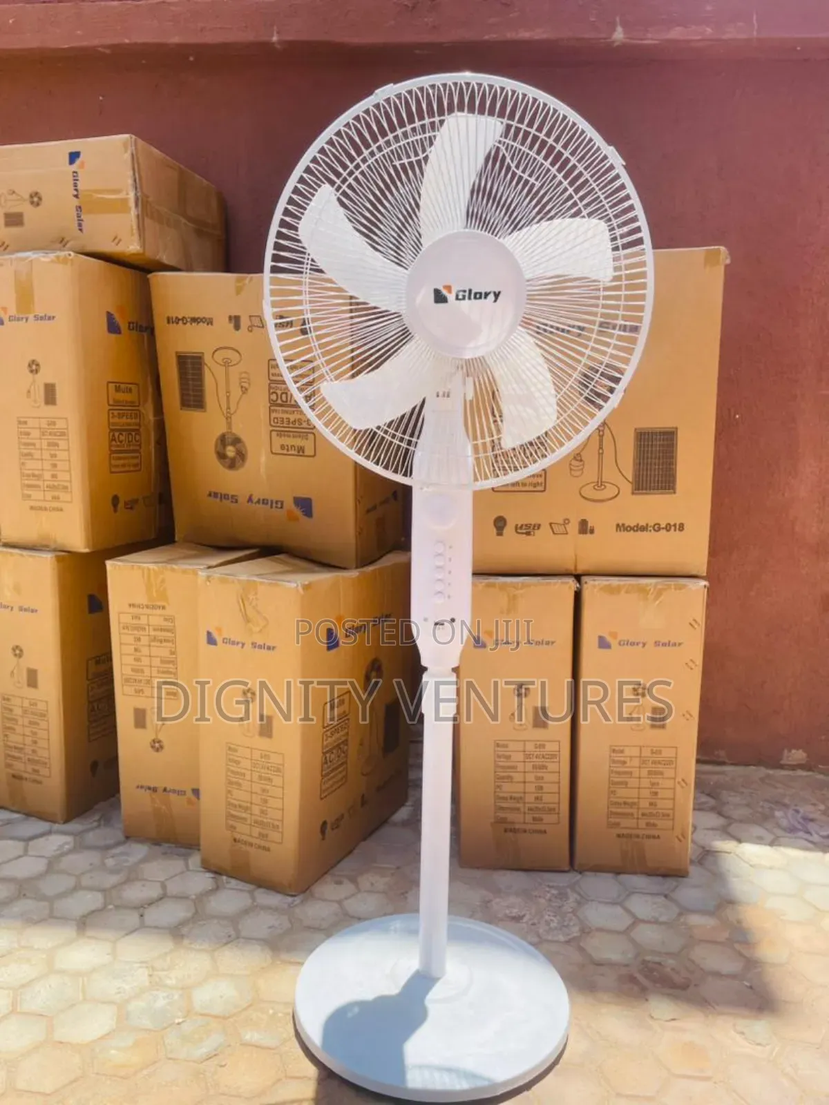 Rechargeable Solar Fan