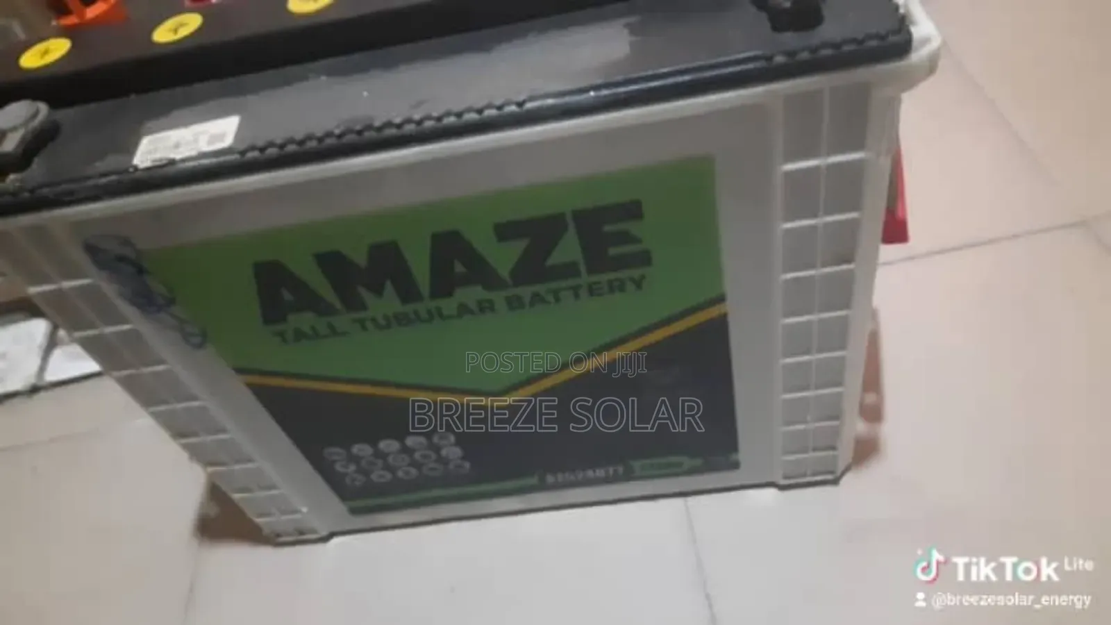Amaze Tubular Battery