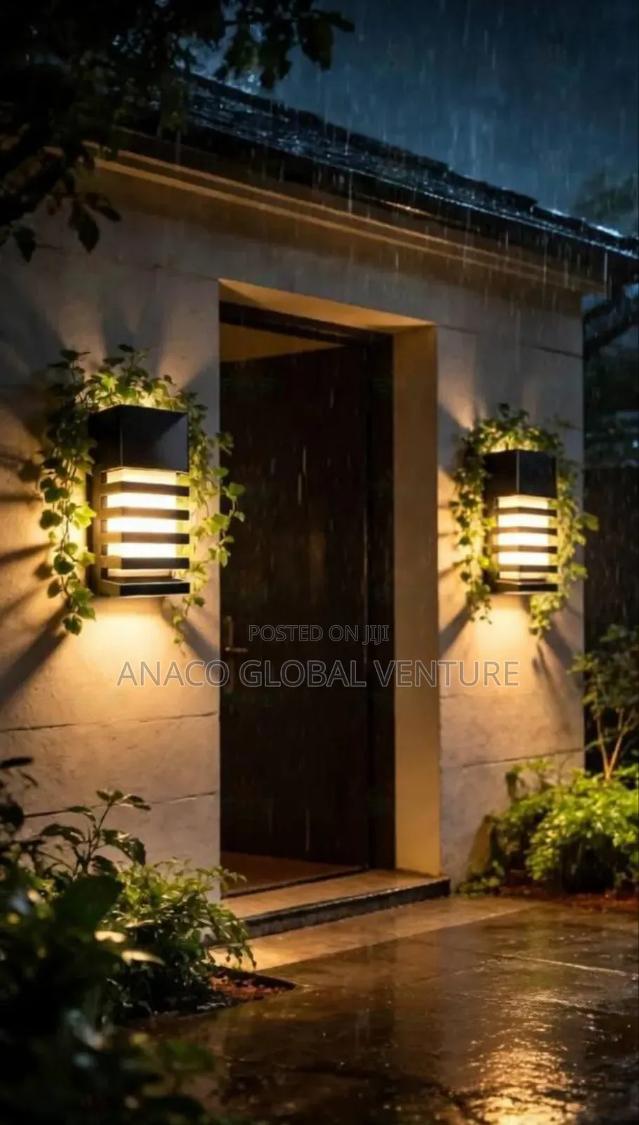 Outdoor Light With Bulb Cast Body