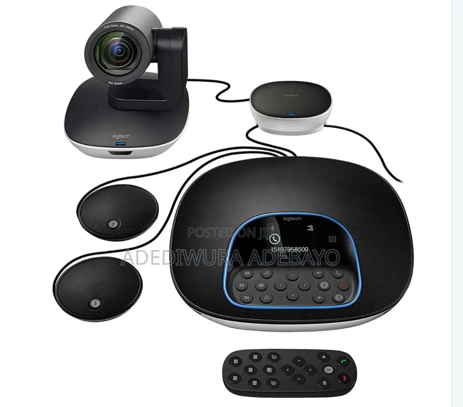 Logitech Group Microphones, Speaker, Camera for Conferencing