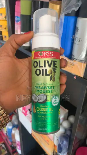 Olive Oil Hold Shine Wrap/Set Mousse