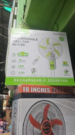 Rechargeable Wall Fan