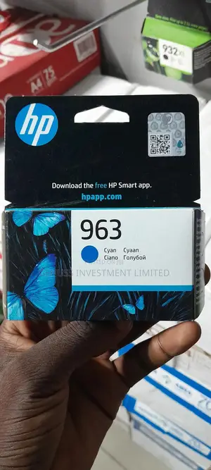 Hp 963 Original Cyan Ink