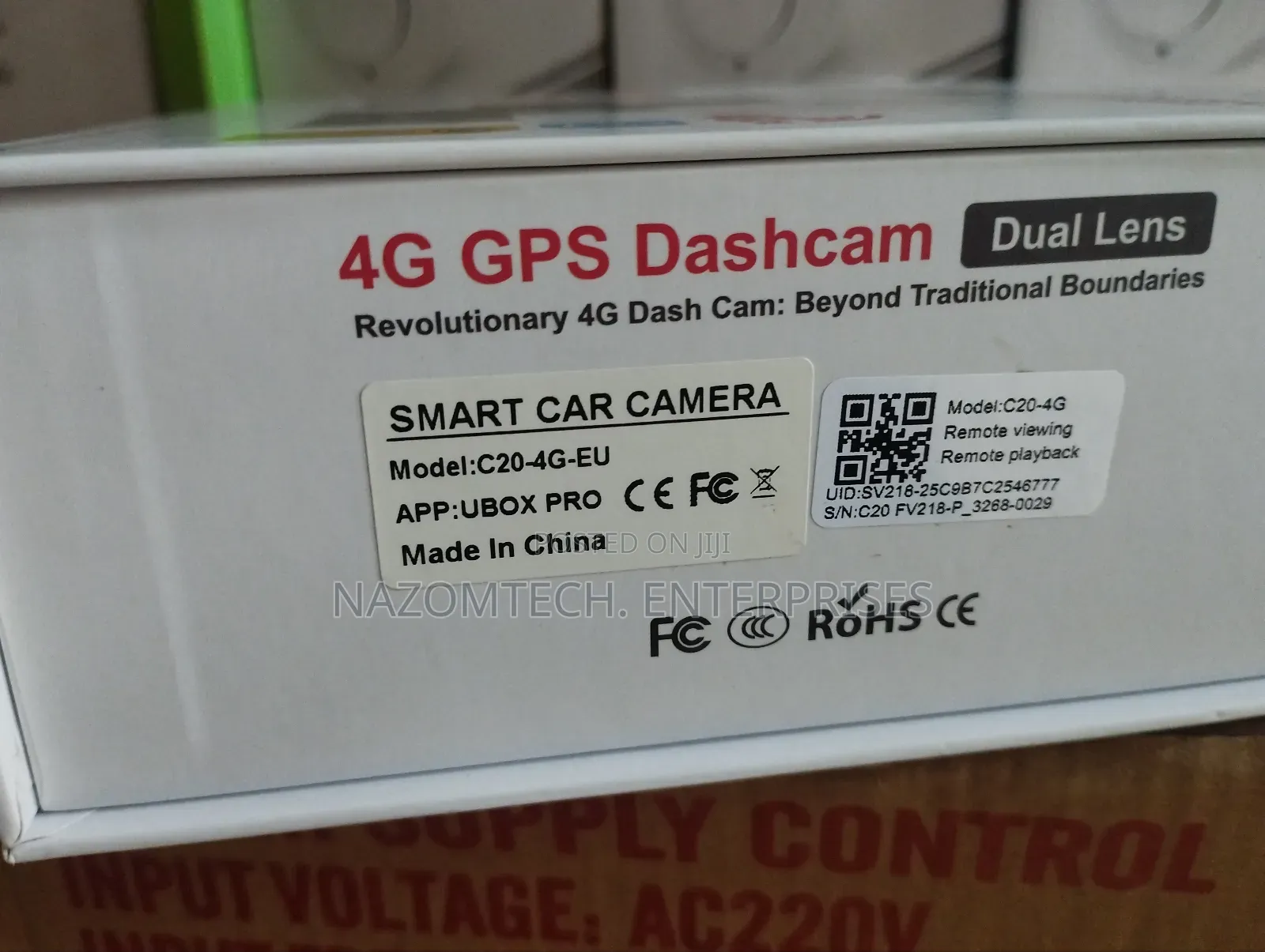 4g GPS Dashcam Dual Lens Camera
