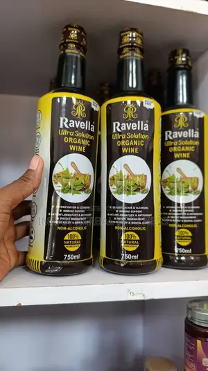 Ravella Ultra Solution Organic Wine (750ml) – Herbal Wellness Drink