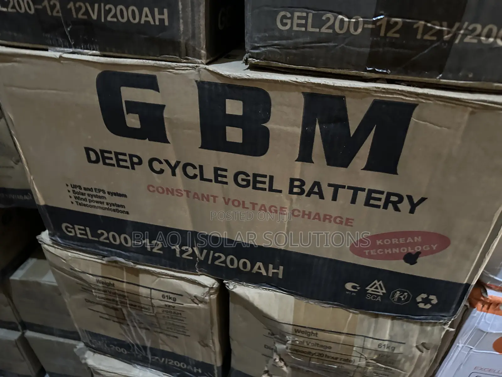 GBM Deep Cycle Gel Battery
