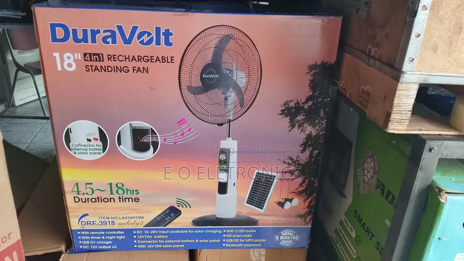 Rechargeable Standing Fan