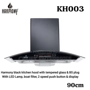 Black 90cm Kitchen Extractor