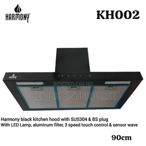 Square 90cm Kitchen Extractor