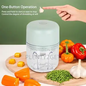1pc Portable Electric Chopper Blender, 250ml Capacity, Wireless Usb