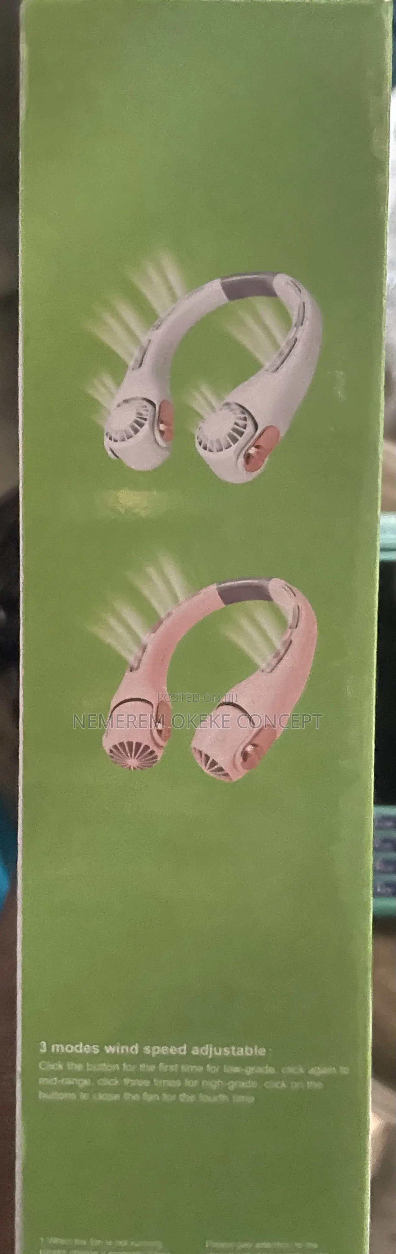 Rechargeable Neck Fan