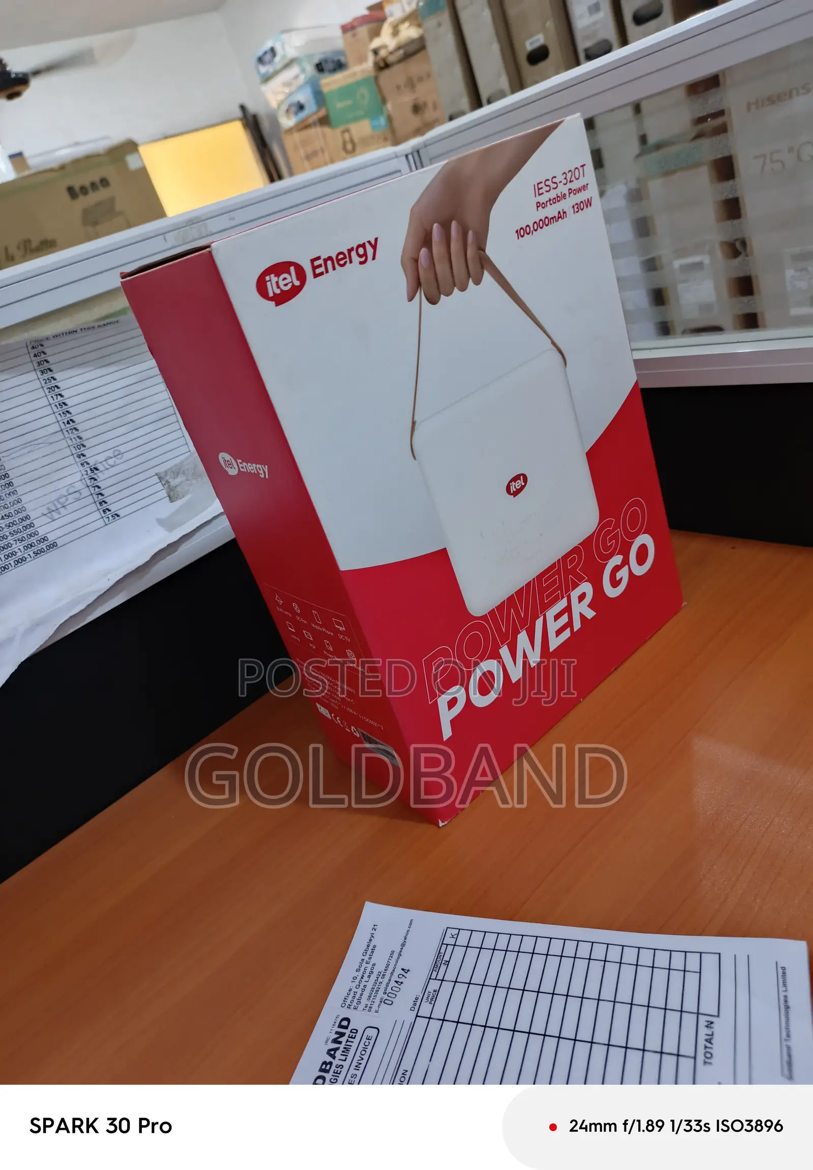 Itel Iess-320t Lightweight Backup Generator
