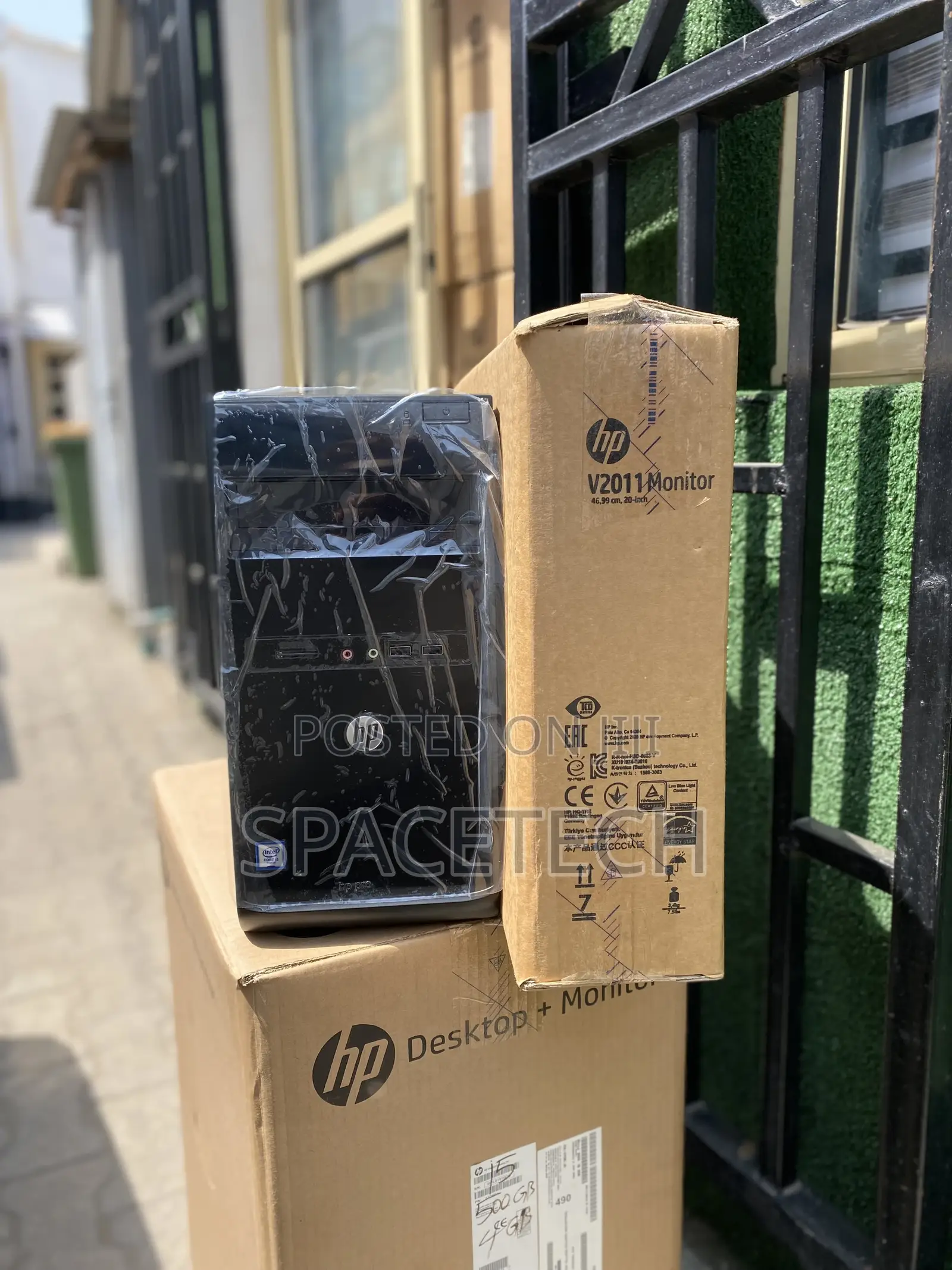 New Desktop Computer HP 8GB Intel Core i3 HDD 500GB