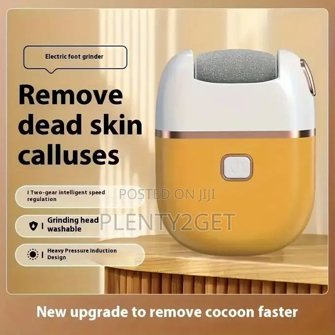 Rechargeable Electric Foot Grinder, Three Replaceable Grinding Heads