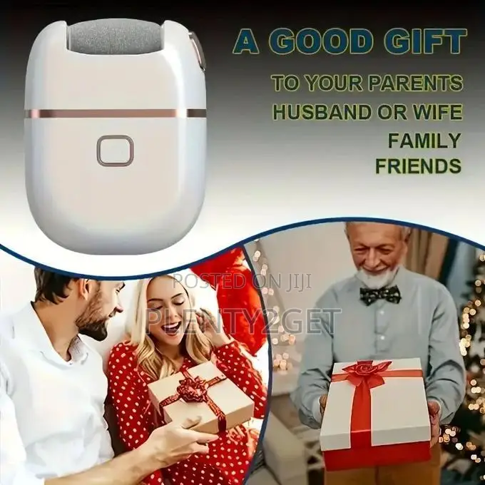 Rechargeable Electric Foot Grinder, Three Replaceable Grinding Heads