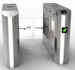 Single Passage Flap Barrier Turnstile Half Height